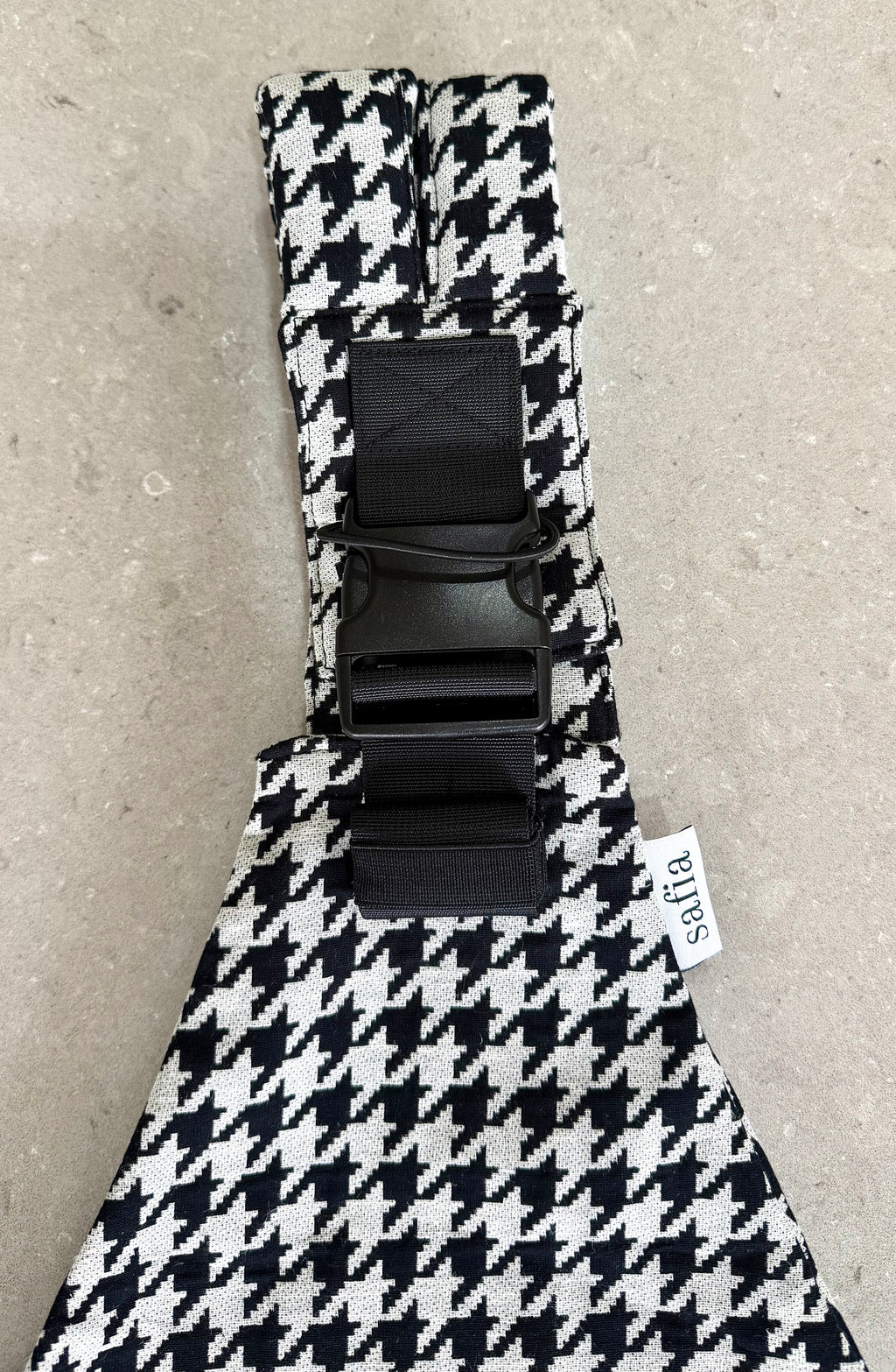 Toddler Sling - Black and White Houndstooth