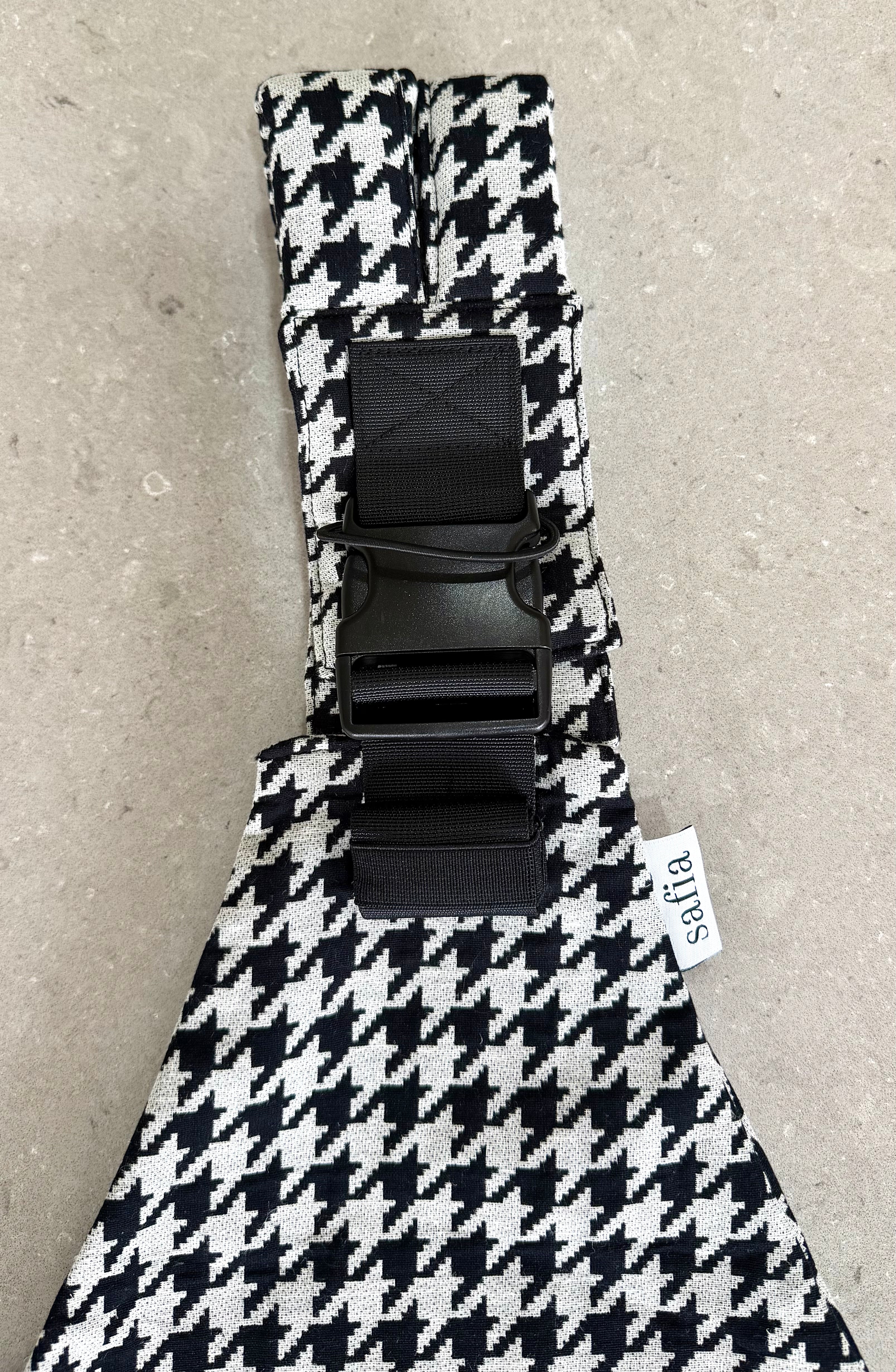 Toddler Sling - Black and White Houndstooth