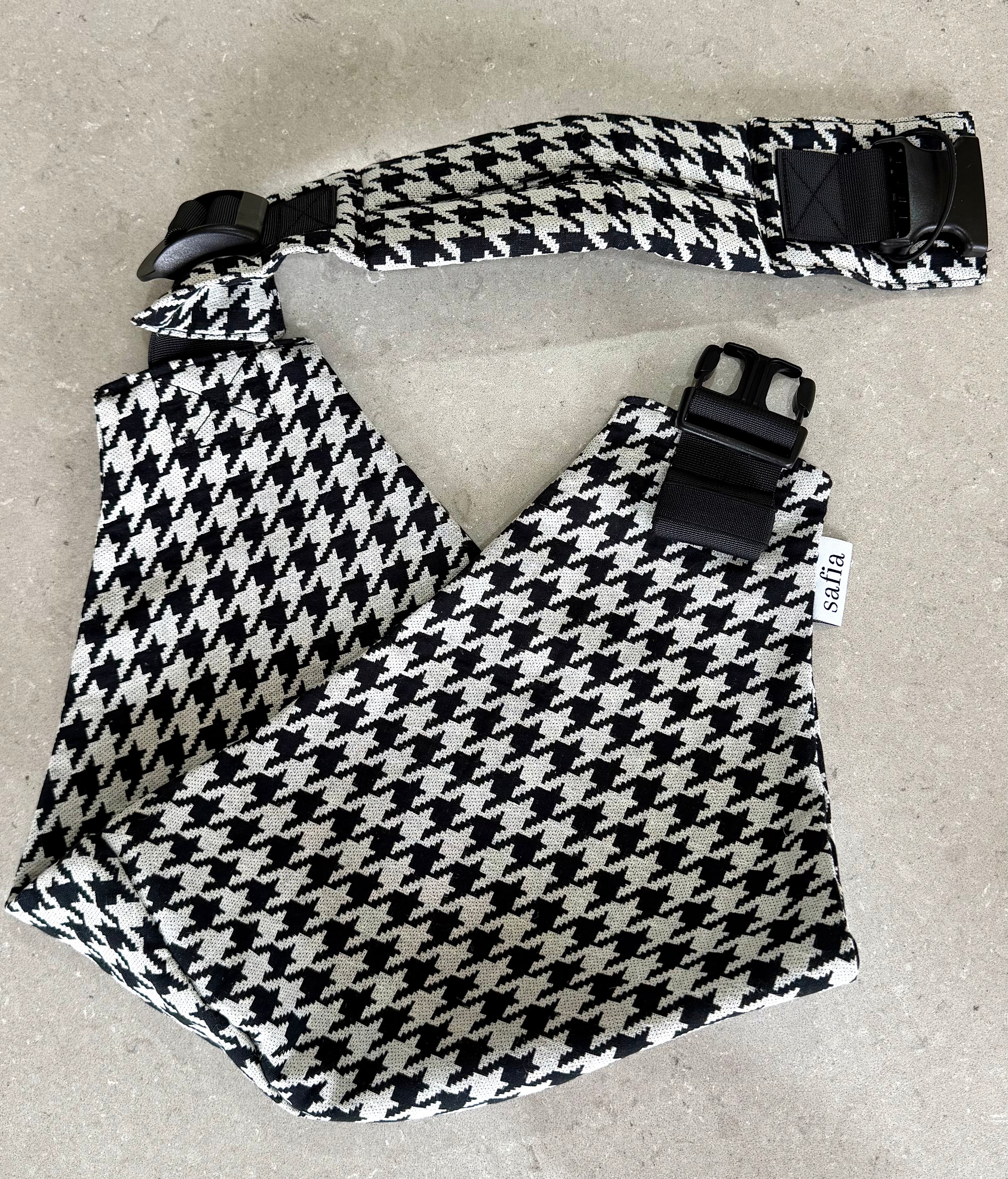 Toddler Sling - Black and White Houndstooth