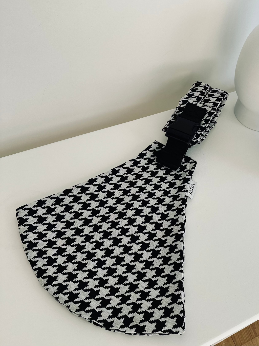 Toddler Sling - Black and White Houndstooth
